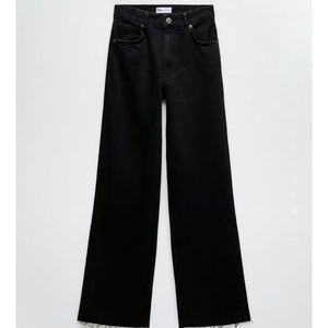 ZARA high waisted wide leg jeans